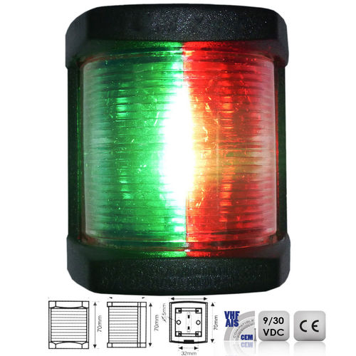 Mantagua Classical Navigational Green and Red Light < 12m - Sidelight