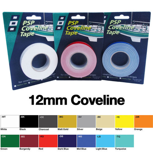 PSP Coveline 12mm x 50m Boat Stripe Tape