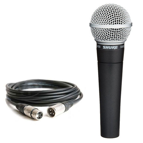 Shure SM58-LCE Microphone plus 3m XLR Audio Cable