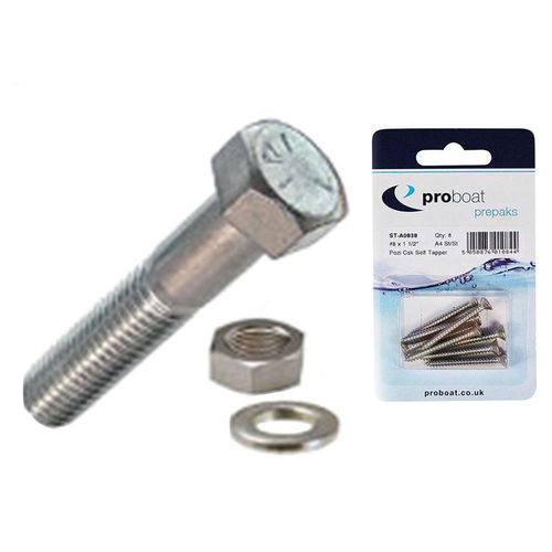 Proboat Hex Head Bolt + Nut & Washer